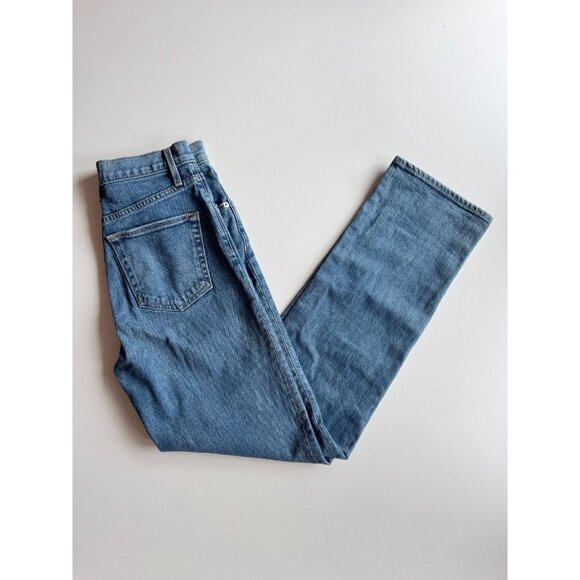 SLVRLAKE London Serial Believer High Rise Stretch Straight Leg Jeans, Size 26 - Picture 4 of 16